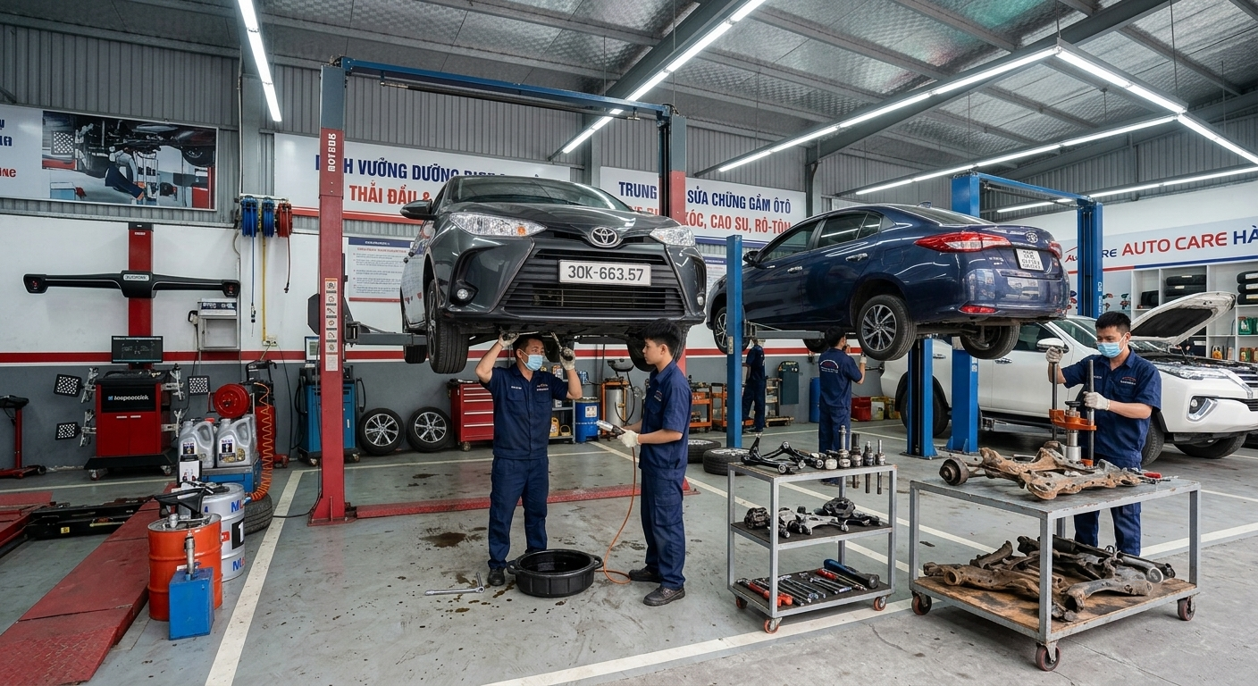 LỚP SƠ CẤP SỬA CHỮA – BẢO DƯỠNG KHUNG GẦM ÔTÔ
