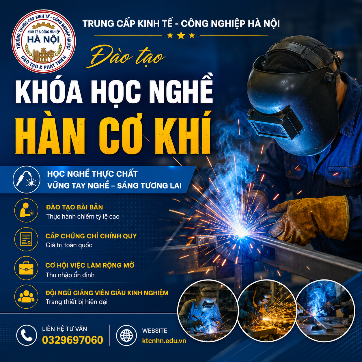 KHÓA HỌC CẤP CHỨNG CHỈ NGHỀ THỢ HÀN