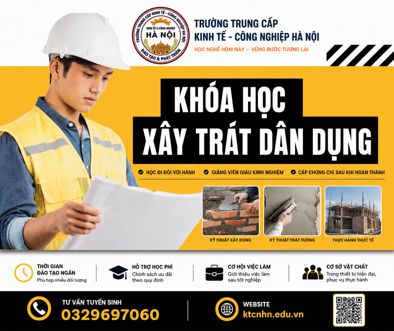 LỚP SƠ CẤP XÂY TRÁT DÂN DỤNG
